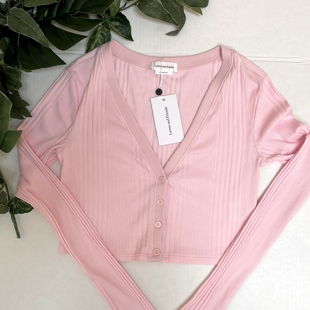 No tag, reposhed! Lovers and Friends - Nicola Cropped Cardigan
